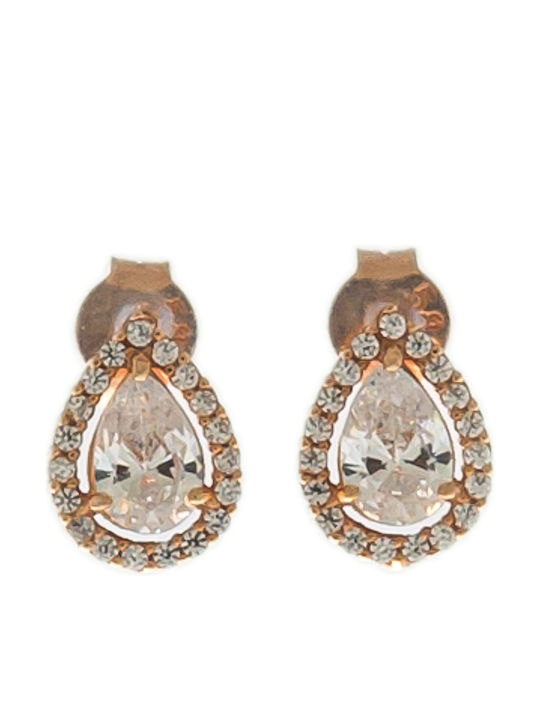 Papadopoulos Gold Ohrringe aus Gold 14K