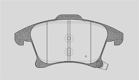 Open Parts Brake Pad for Ford Mondeo