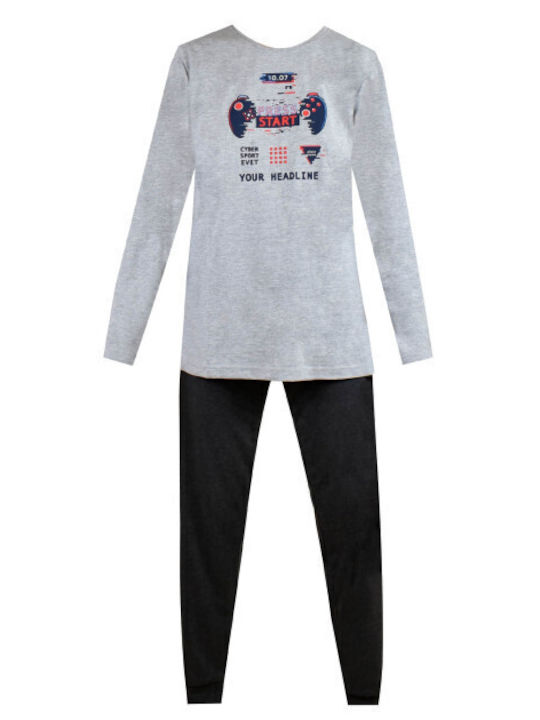 Vienetta Secret Kids Pajamas Winter Gray