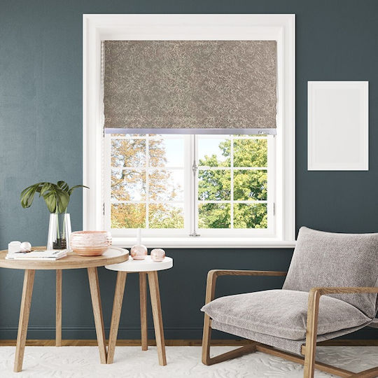 My Home Luxury Ρόλερ Σκίασης Μερικής Συσκότισης Καφέ Π100xΥ300εκ. ARS-04100