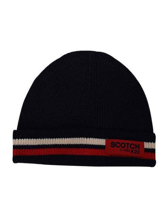 Scotch & Soda Beanie Männer Beanie Gestrickt in Schwarz Farbe