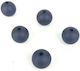 Faitakis Pack Wooden Craft Bead Blue