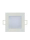 Horoz Electric Квадрат Вграден LED Панел 6W с Студено бяло Светлина 6400К