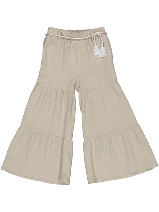 Birba Trybeyond Kids Linen Trousers Beige