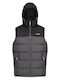 Sleeveless Jacket Puffer Gray