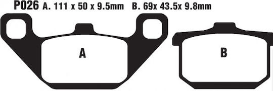 Premier Motorcycle Brake Pads for Kawasaki GPZ