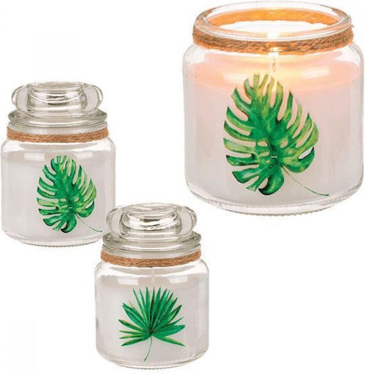 Out of the Blue Aromatic Candle in Jar Multicolour 10x10cm 2 Pieces 28334