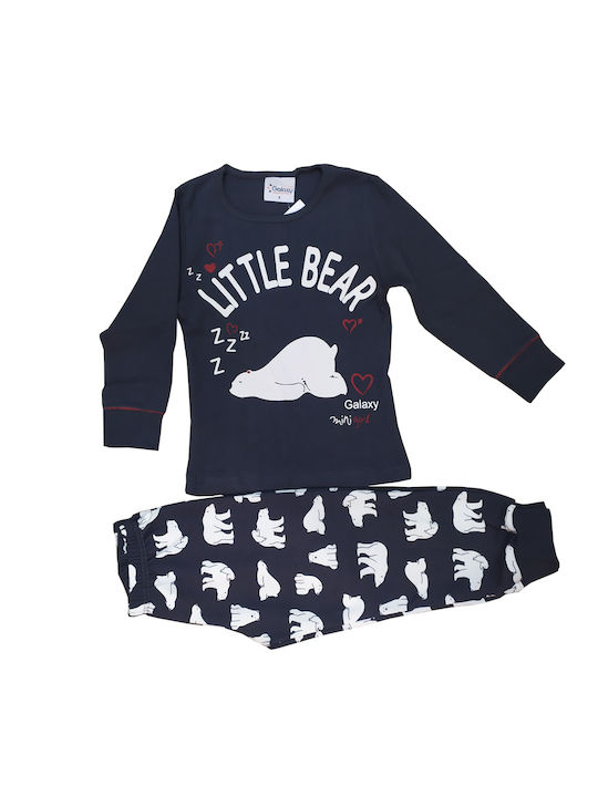 Galaxy Kids Pyjamas Winter Cotton Pattern with bears