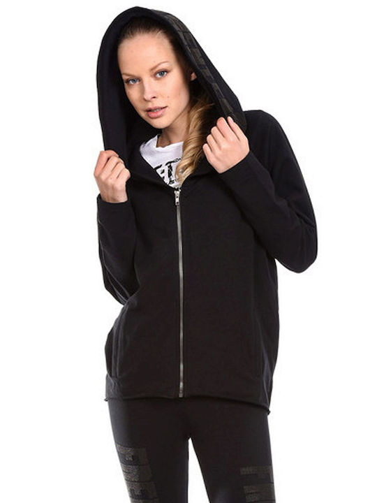 Freddy Women's Hooded Cardigan Black