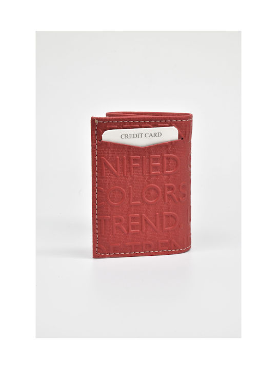 David Polo Small Women's Wallet Cards Red