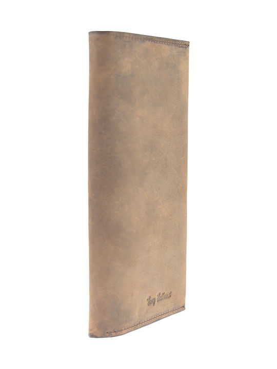 Leather Women's Wallet Classic Brown