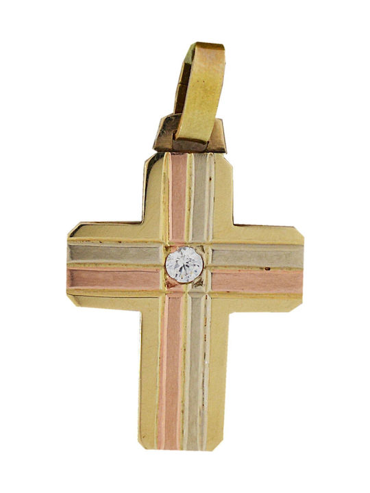 Mertzios.gr Gold Cross 14K