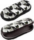 Pylones Hard Eyeglass Case with Zipper Black