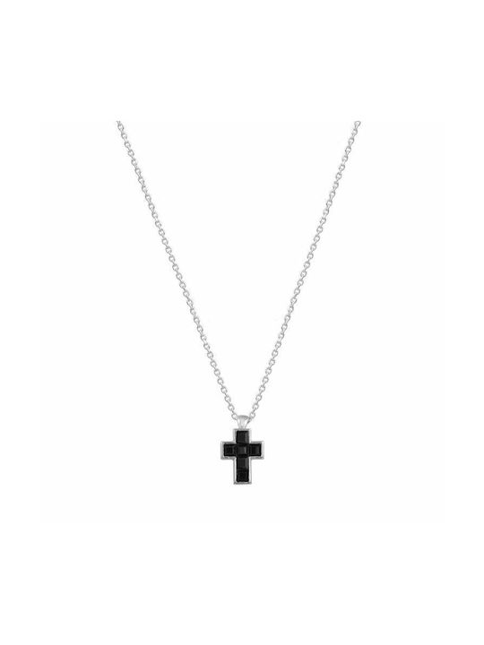 Amor Amor Cross from Silver with Chain