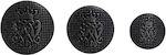 Black Metal Sewing Button