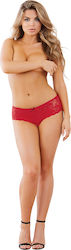 Dreamgirl Damen Sexy String Auto mit Spitze Rot