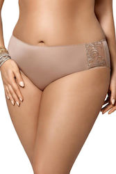 Gorsenia Γυναικείο Sexy String Μπεζ