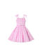 Carnival Kids Costume Pink Barbie Pink Barbie Alice Party