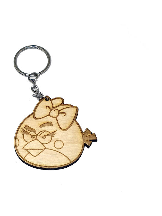 Woodseason Keychain Lemn