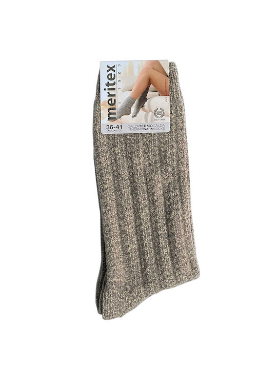 Meritex Women's Socks Mocha