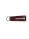 Keychain Mitsubishi Leather Red