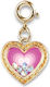 Charm Ιt Παιχνίδι Κόσμημα Gold Heart Shaker Charm