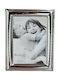 Hammered Silver Photo Frame with Silver Frame