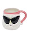 LiebeQueen Weihnachtliche Becher Glas Rosa Weihnachtlich Becher Glas Rosa