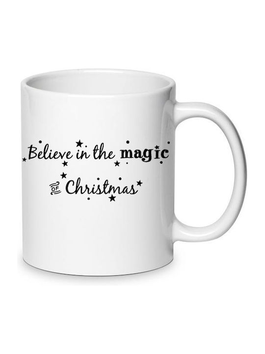 Christmas Mug Ceramic White 1pcs