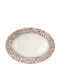 AB Servierplatte Oval Porzellan Beige 20.5x15cm 1Stück