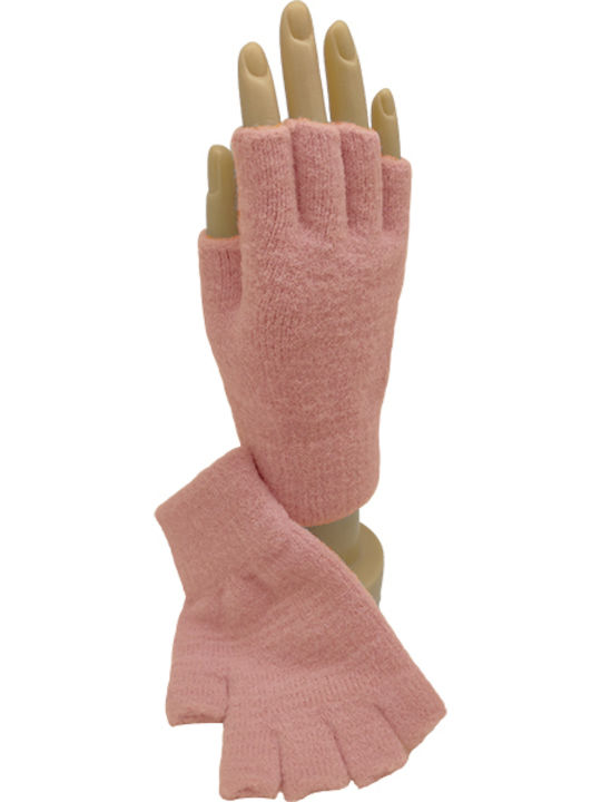 Pink Knitted Ръкавици