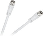 Antenna Cable Coax male - Coax female White 3m (KPO2288-3) 1pcs