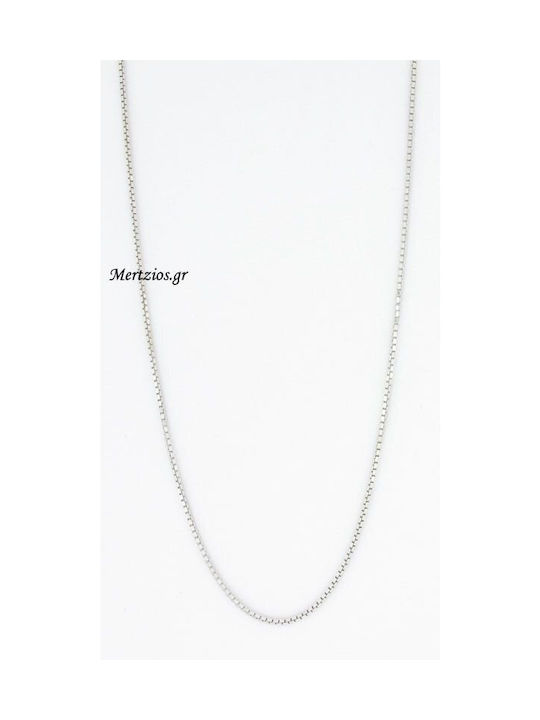 Mertzios.gr Silver Chain Neck