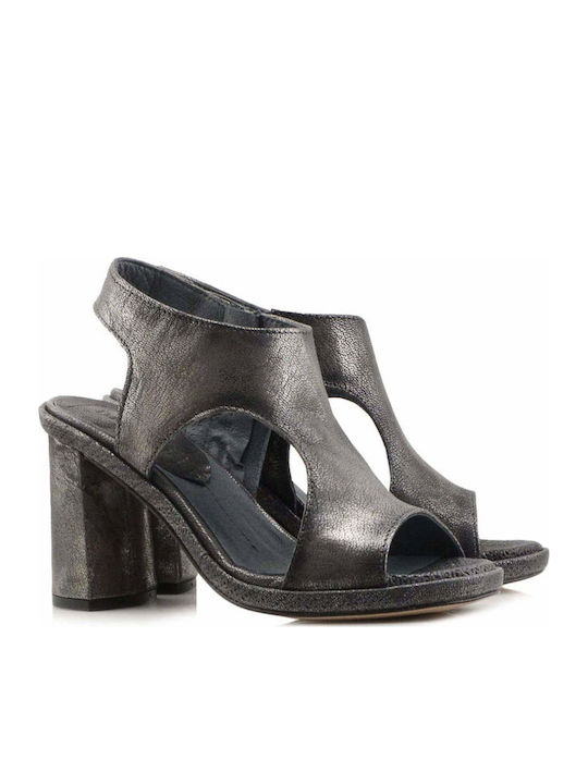 Dei Colli Leather Sandals Gray