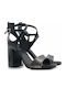 Leather Sandals Black