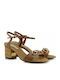 Leder Sandalen Braun