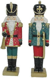 Zaros Weihnachts-Nussknacker Rote 2Stücke