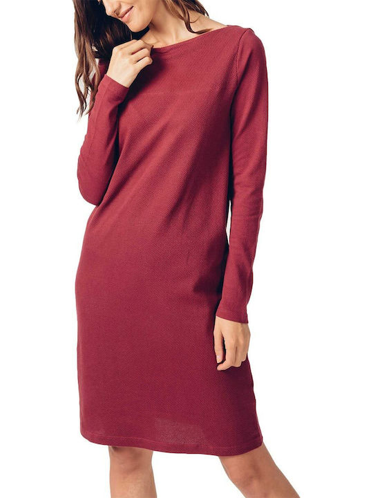 Skunkfunk Mini Dress Burgundy