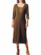 Midi Dress Khaki