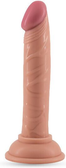 Crushious Dildo realist Cu ventuză Flesh 14cm