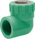 Palaplast Pipe Elbow Fitting Polypropylene 1/2" Female 20mm Υ9091/3205