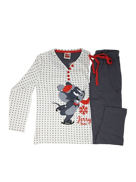 Admas Kinder Schlafanzug Winterlich Grey Admas Kinder Schlafanzug Winterlich Grey