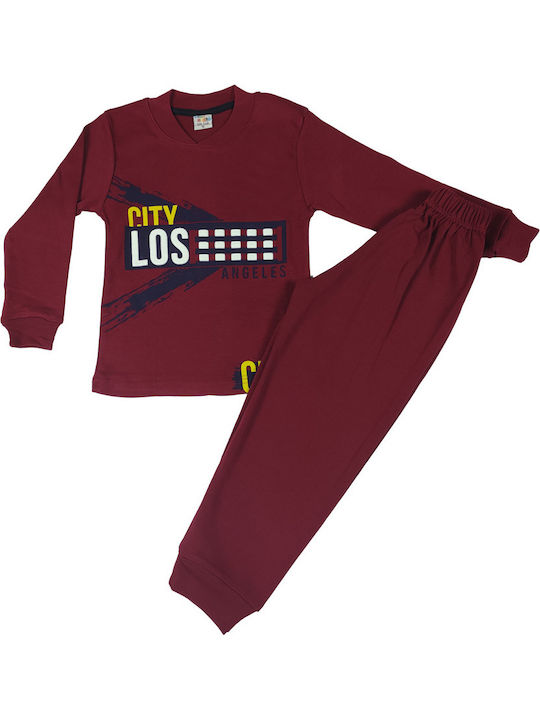 Bonito Kids Pyjamas Bordeaux Los Angeles