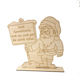 Woodseason Weihnachtliche Holz Figur Aufschrift Höhe 26cm