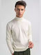 40 Long Sleeve Sweater White