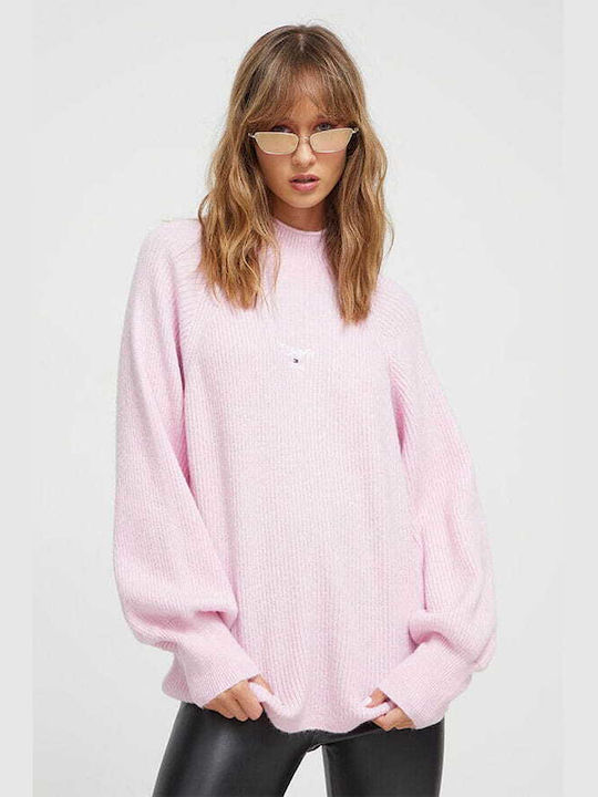 Tommy Hilfiger Long-sleeved Women's Pullover Pink DW0DW16524TOB | Skroutz.cy