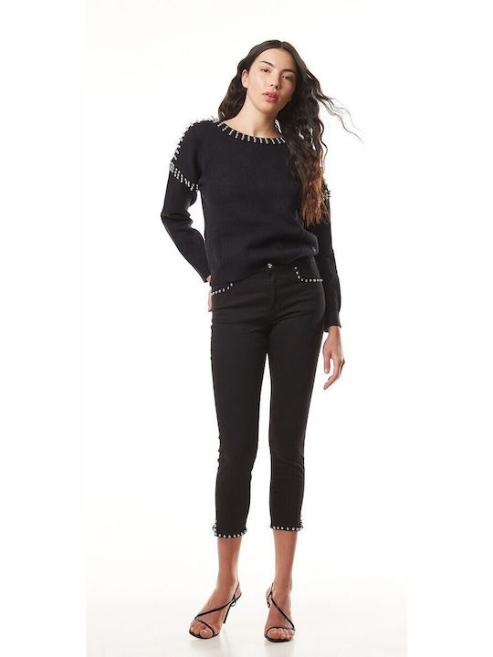 BSB Damen Langarm Pullover Black