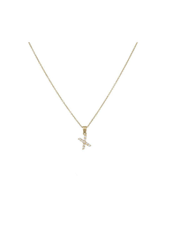 Necklace Monogram from Gold 14K