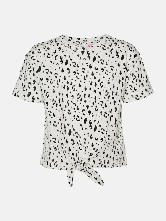 Vero Moda Kids Blouse Short Sleeve White.