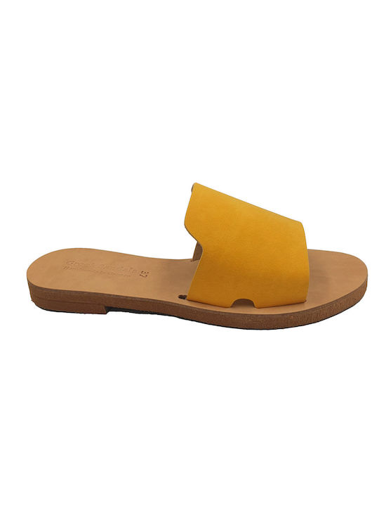 ByLeather Handmade Leather Women's Sandals Yellow